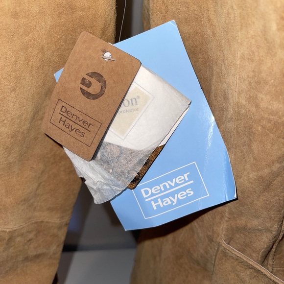 Denver Hayes light brown leather coat woman's - Picture 6 of 6